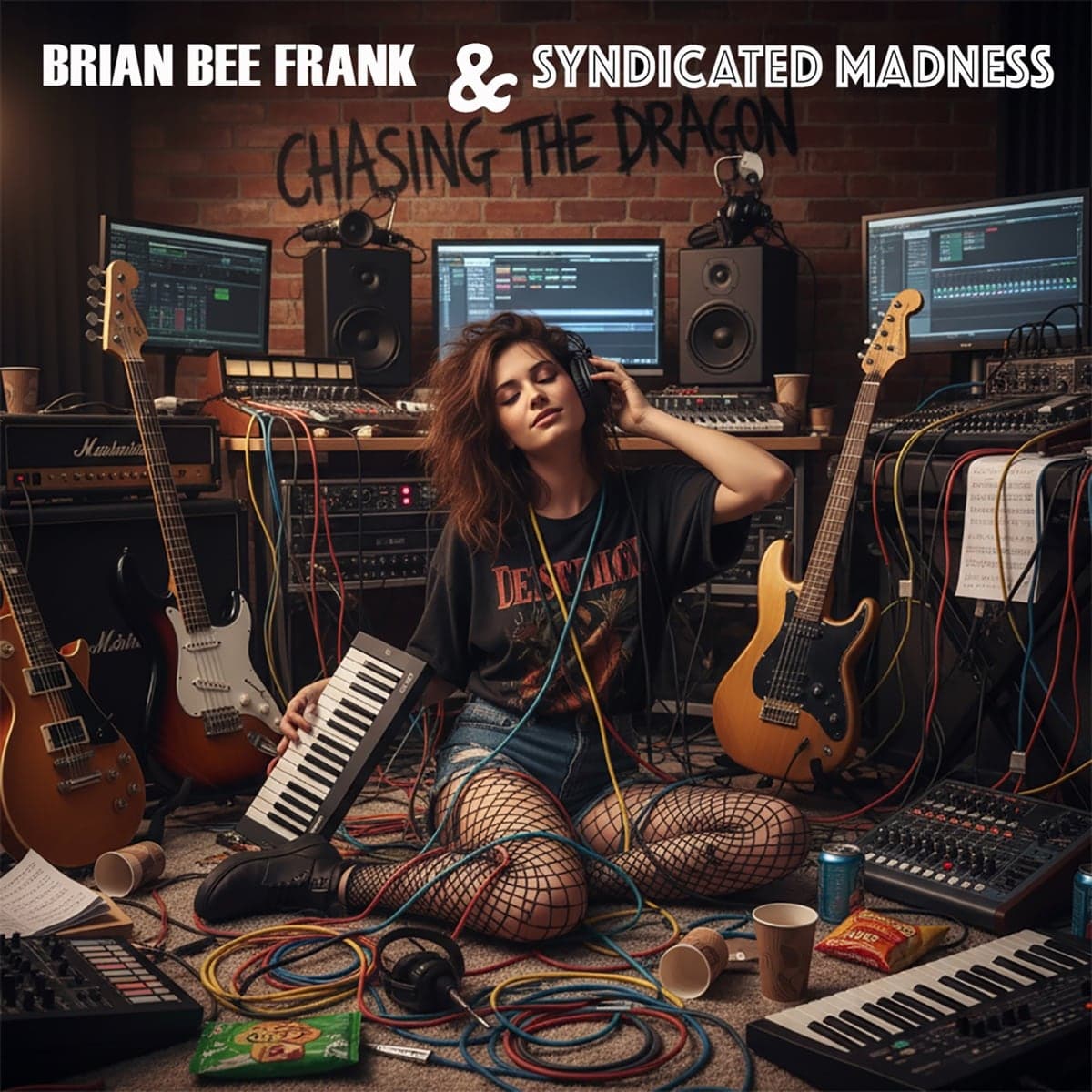 Chasing The Dragon EP cover — Brian Bee Frank & Syndicated Madness